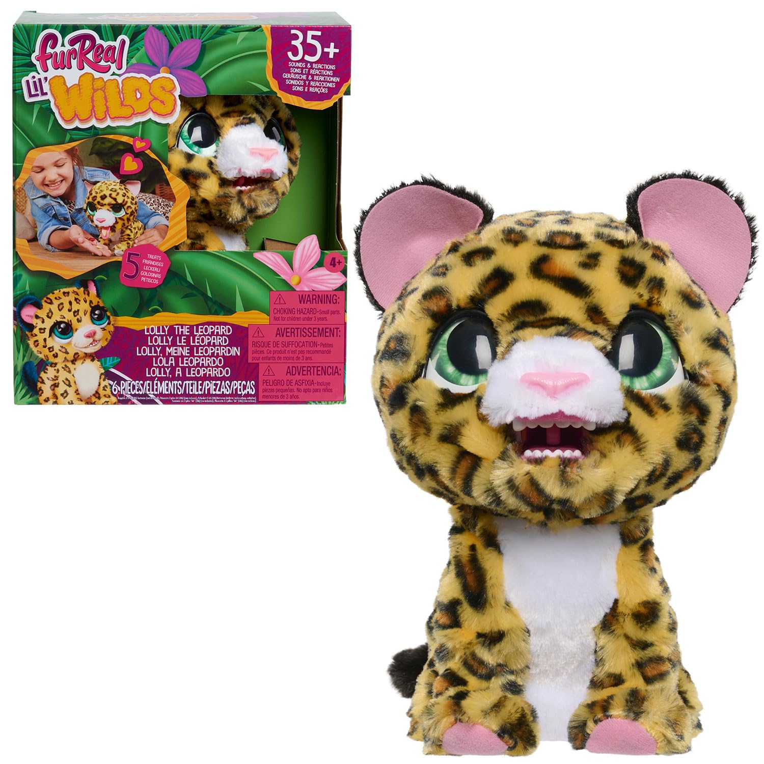 Just Play Jouet interactif Lil Wilds Lolly, de FurReal, 20,3 cm